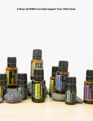 3 Ways doTERRA Can Help Support Your 2022 Goals