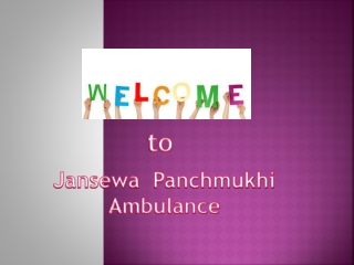 Jansewa Panchmukhi Ambulance Service in Madhubani and Buxar