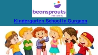 Kindergarten School In Gurgaon