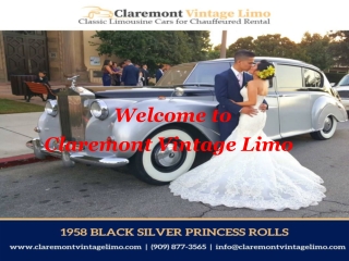 Book First-Class Classic Car Rentals in Orange County from Claremont Vintage Lim