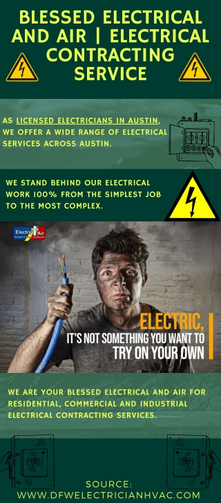 Blessed Electrical and Air  Electrical Contracting Service