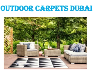 Outdoor carpets in Dubai