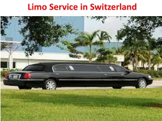 Limo Service in Switzerland