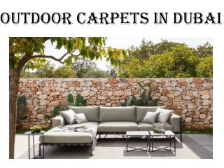 Outdoor Carpets in Dubai