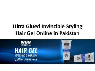 Ultra Glued Invincible Styling Hair Gel Online in pakistan