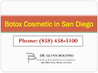 Botox Cosmetic in San Diego