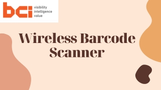 Wireless Barcode Scanner