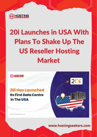 20i Launches in USA With Plans To Shake Up The US Reseller Hosting Market