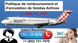 Politique de remboursement et d'annulation de Volotea Airlines