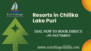 Book the Best Resorts in Chilika Lake Puri