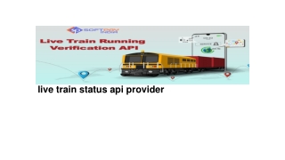 live train status api provider