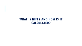 What is Nifty and How is it Priced?