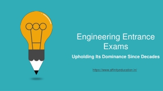 Engineering Entrance Exams: Upholding Its Dominance Since Decades