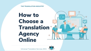 How to Choose A Translation Agency Online?