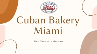 Cuban Bakery Miami