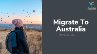 Migrate To Australia With Visaa Connections