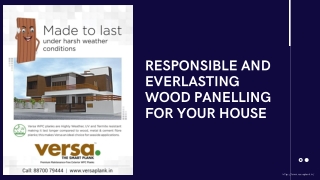 Responsible And Everlasting Wood Panelling For Your House