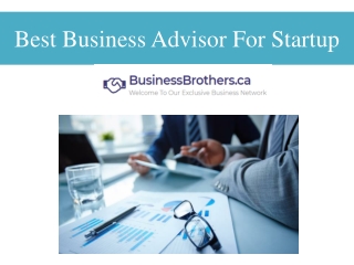 Best Business Advisor For Startup