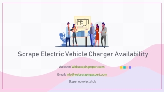 Scrape Electric Vehicle Charger Availability