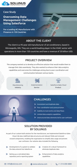 Overcoming Data Management Challenges Using Salesforce