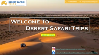 Desert safari Dubai