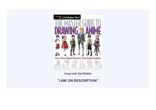 epub download The Master Guide to Drawing Anime: How to Create and Customize Ori