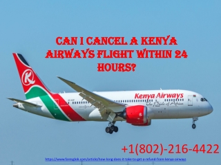 What is Kenya Airways refund policy