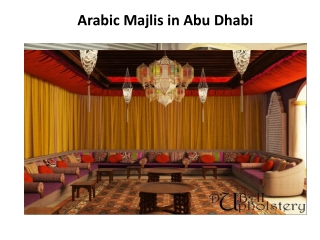 Arabic  Majlis in Dubai