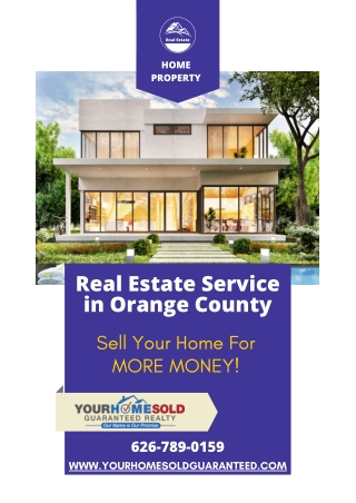 Real Estate Service in Orange County |Your Home Sold Guaranteed Realty