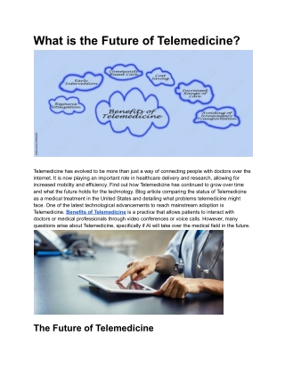 Telemedicine | Navigating The Benefits of Telemedicine & How it Works