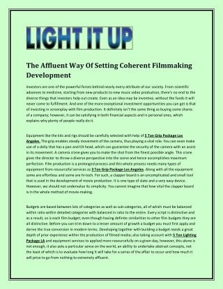 The_affluent_way_of_setting_coherent_filmmaking_development..