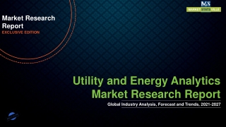 Utility and Energy Analytics Market during the Assessment Period 2021–2027
