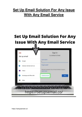 Set Up Email Solution For Any Issue With Any Email Service