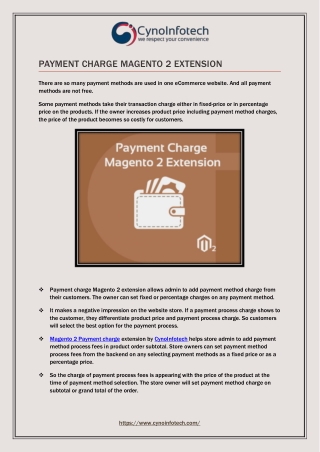 MAGENTO 2 PAYMENT CHARG12