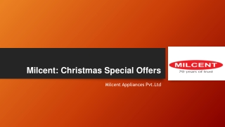 Milcent Christmas Special Offers