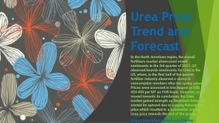 Urea Prices Trend and Forecast