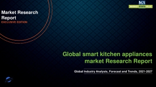 global smart kitchen appliances market