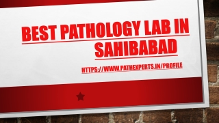 BEST PATHOLOGY LAB IN SAHIBABAD