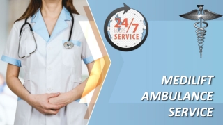 Emergency Ambulance in Kolkata and Ranchi by Medilift