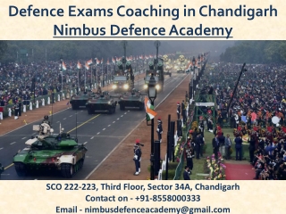 Defence Exams Coaching in Chandigarh Nimbus Defence Academy