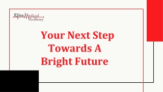 Your Next Step Towards A Bright Future