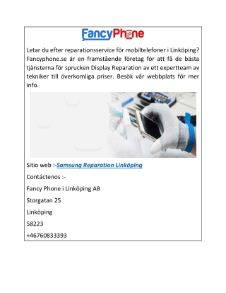 Samsung reparation Linköping  Fancyphone.se