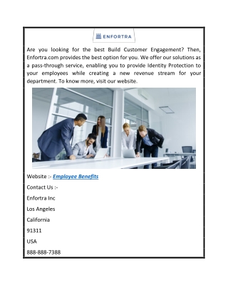 Get Employee Benefits  Enfortra