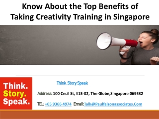 Know About the Top Benefits of Taking Creativity Training in Singapore