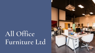 Second Hand Office Furniture