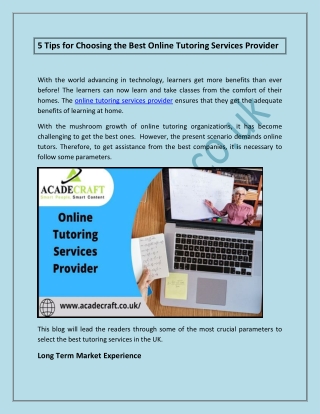 online tutoring services provider-converted