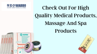 Check out for high quality medical products