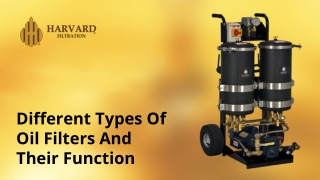 Different Types Of Oil Filters And Their Function