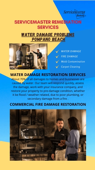 Top Rated Services for Water damage problems Pompano Beach