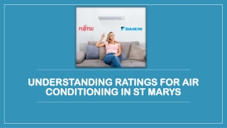 Understanding Ratings for Air Conditioning in St Marys